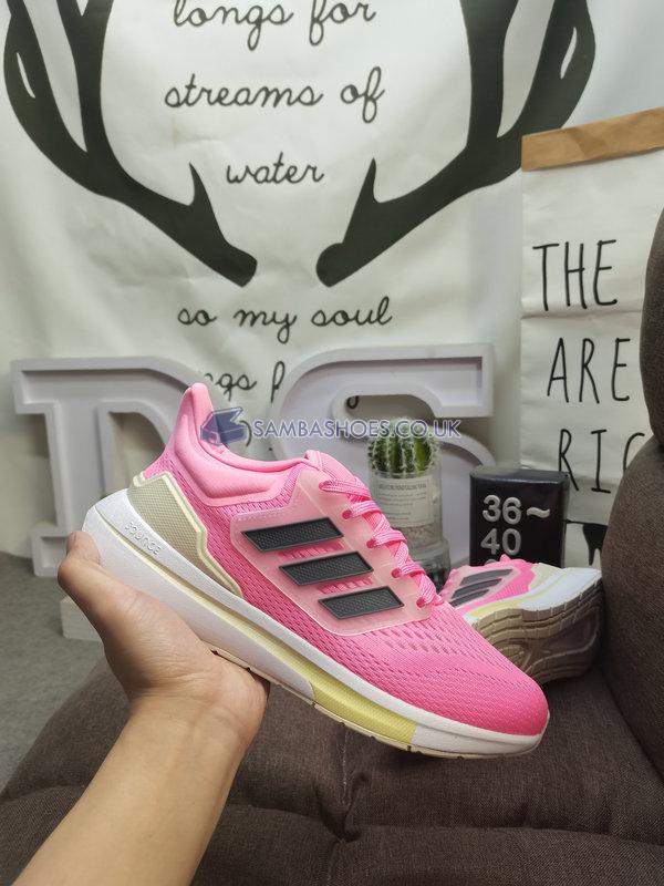 Adidas EQ21 Run "Beam Pink" - Beam Pink/Iron Metallic/Almost Yellow - GW6721 Classic Running Shoes