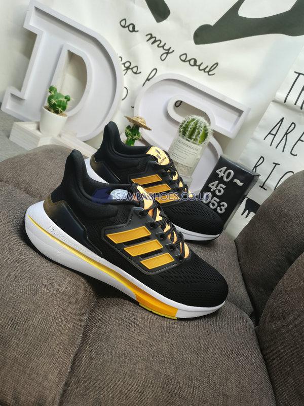 Adidas EQ21 Run "Black Semi Solar Gold" - Black Semi/Solar Gold - GZ4082 Classic Running Shoes