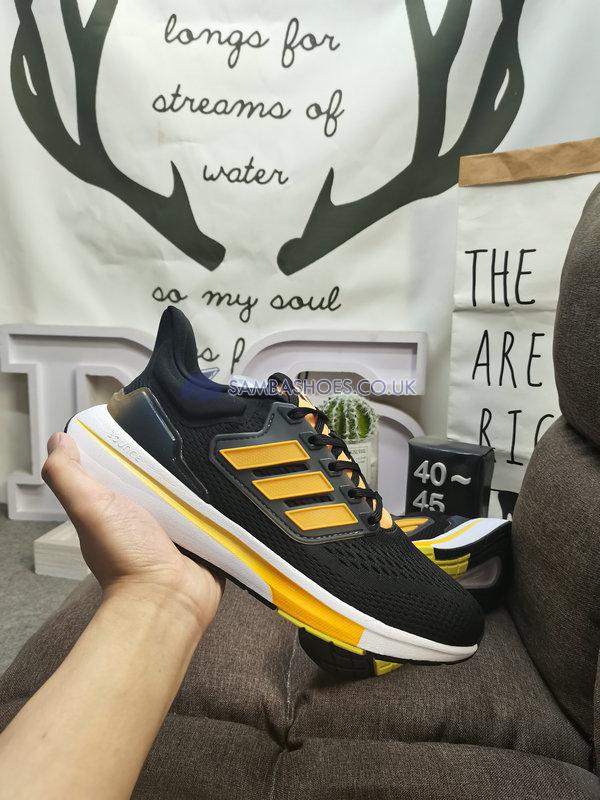 Adidas EQ21 Run "Black Semi Solar Gold" - Black Semi/Solar Gold - GZ4082 Classic Running Shoes