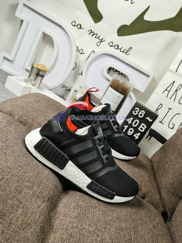 Adidas NMD_R1 "Black Olive" - Core Black/Footwear White/Solar Orange - B37621 Classic Originals Shoes