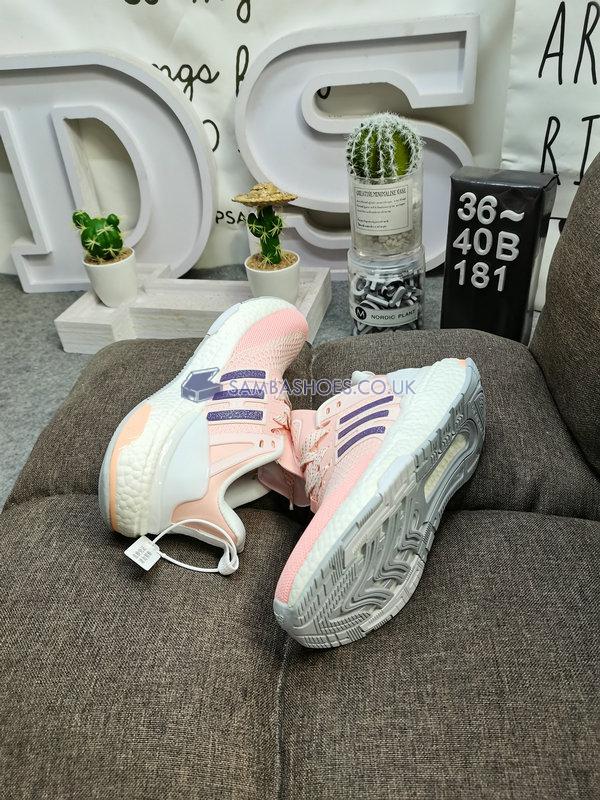 Adidas Equipment+ "Coral Pink" - Coral Pink/Cloud White/Grey Purple - H02753 Classic Running Shoes