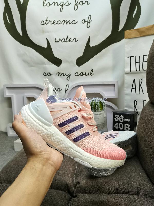 Adidas Equipment+ "Coral Pink" - Coral Pink/Cloud White/Grey Purple - H02753 Classic Running Shoes