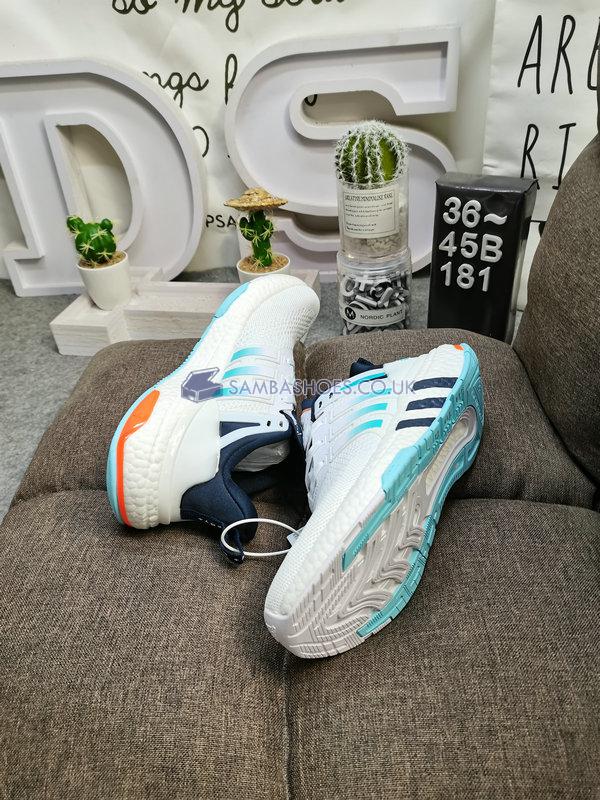 Adidas Equipment+ "White Pulse Aqua" - Cloud White/Cloud White/Pulse Aqua - GW5836 Classic Running Shoes