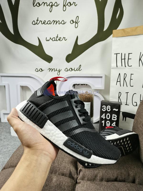 Adidas NMD_R1 "Black Olive" - Core Black/Footwear White/Solar Orange - B37621 Classic Originals Shoes