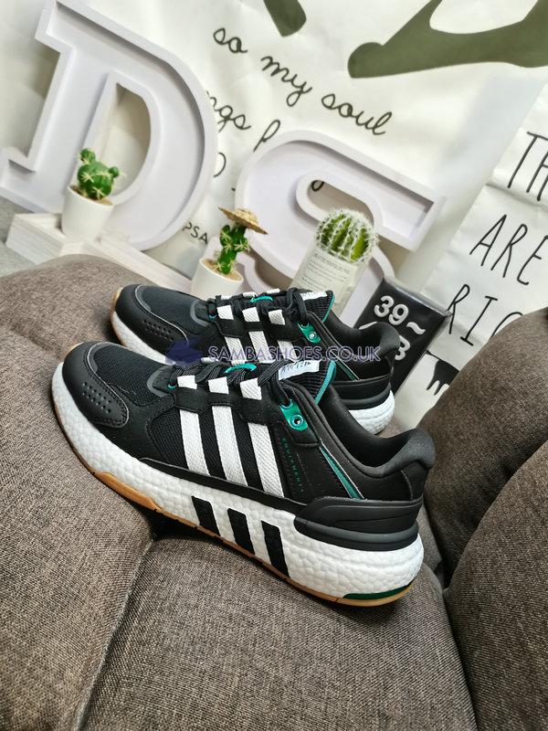 Adidas Equipment+ "Black White Green" - Black/White/Green - ID4166 Classic Running Shoes