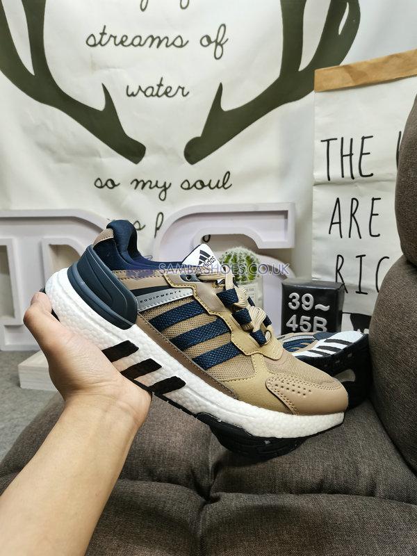 Adidas Equipment+ "Brown Navy" - Brown/Navy/Blue/White - GY6606 Classic Running Shoes