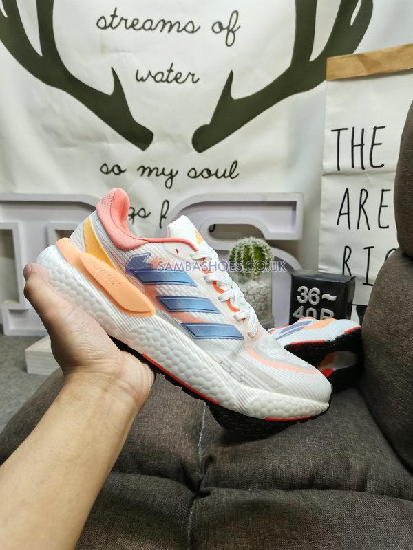 Adidas Solarboost 5 "White Coral Fusion" - Cloud White/Silver Violet/Coral Fusion - HP5673 Classic Running Shoes