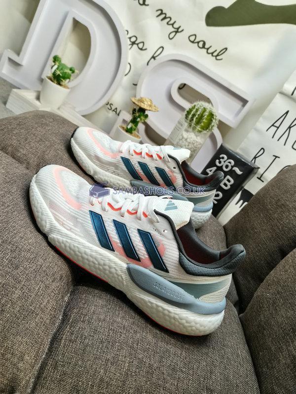 Adidas Solarboost 5 "White Solar Red" - Crystal White/Grey Five/Solar Red - GW1962 Classic Running Shoes