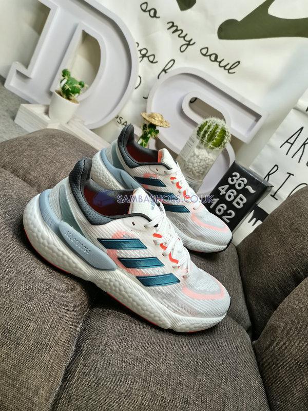 Adidas Solarboost 5 "White Solar Red" - Crystal White/Grey Five/Solar Red - GW1962 Classic Running Shoes