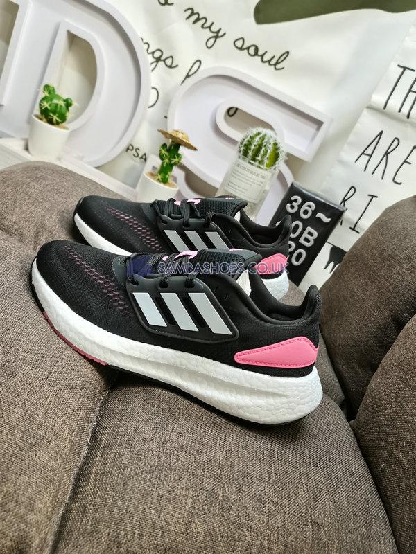 Adidas PureBoost 22 "Black Beam Pink" - Core Black/Cloud White/Beam Pink - HQ1458 Classic Running Shoes