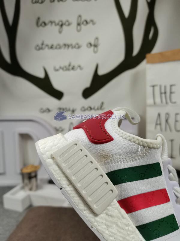 Adidas NMD_R1 Limited Collection "Gucci" - Cloud White/Green/Red - NMD-GUCCI Classic Originals Shoes