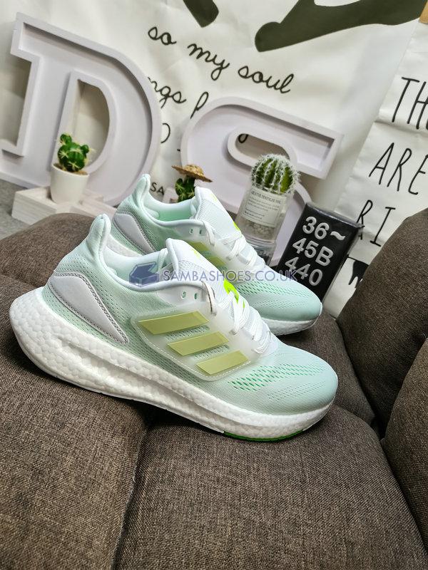 Adidas PureBoost 22 "White Beam Green" - Cloud White/Cloud White/Beam Green - GZ5175 Classic Running Shoes