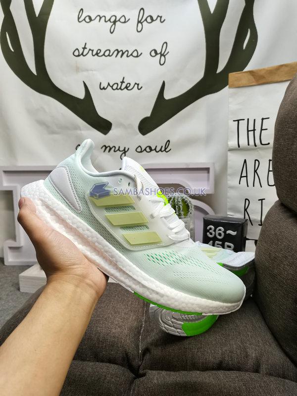 Adidas PureBoost 22 "White Beam Green" - Cloud White/Cloud White/Beam Green - GZ5175 Classic Running Shoes