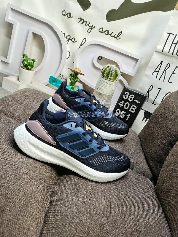 Adidas PureBoost 22 "Shadow Navy Blue" - Shadow Navy/Wonder Steel/Magic Mauve - HQ1460 Classic Running Shoes