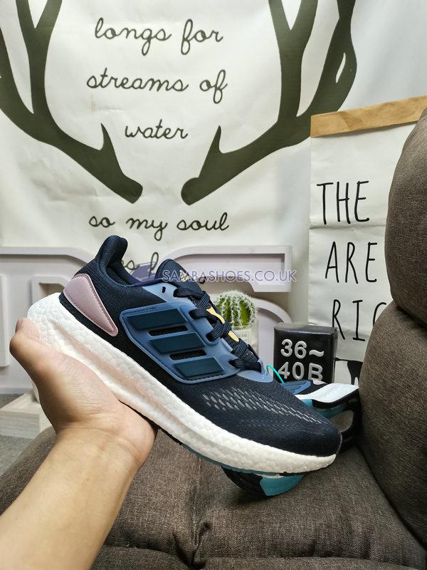 Adidas PureBoost 22 "Shadow Navy Blue" - Shadow Navy/Wonder Steel/Magic Mauve - HQ1460 Classic Running Shoes