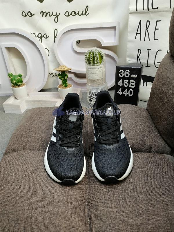 Adidas PureBoost 22 "Black White" - Core Black/Cloud White/Carbon - GW8588 Classic Running Shoes