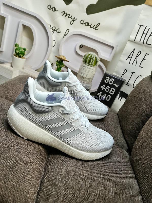 Adidas PureBoost 22 "White Silver Metallic" - Cloud White/Silver Metallic/Core Black - GW0906 Classic Running Shoes