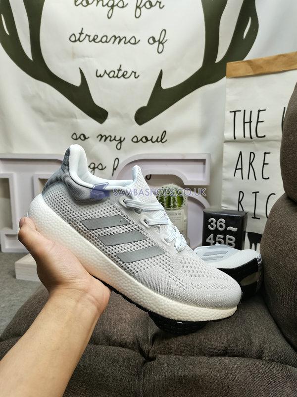 Adidas PureBoost 22 "White Silver Metallic" - Cloud White/Silver Metallic/Core Black - GW0906 Classic Running Shoes