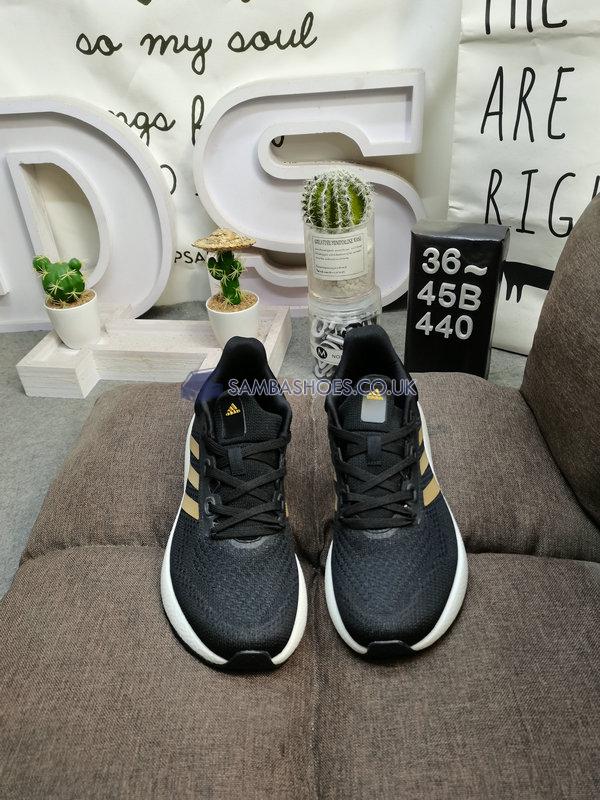 Adidas PureBoost 22 "Black Gold Metallic" - Core Black/Gold Metallic/Carbon - GW0907 Classic Running Shoes