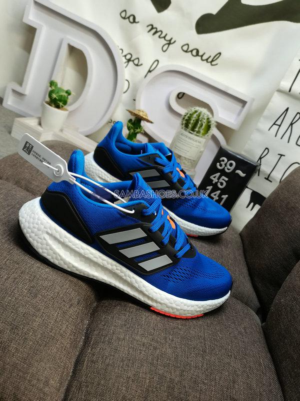 Adidas PureBoost 22 "Royal Blue Matte Silver" - Royal Blue/Matte Silver/Core Black - HQ1453 Classic Running Shoes