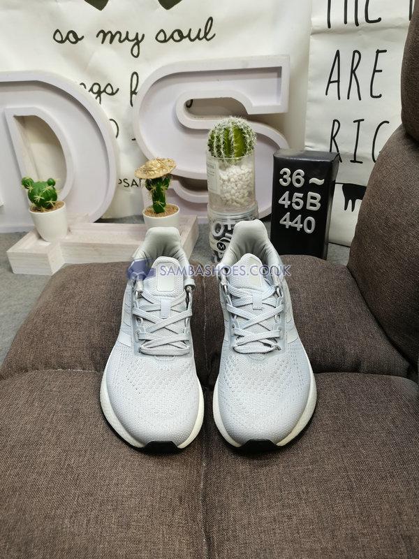 Adidas PureBoost 22 "Grey White" - Grey Two/Cloud White/Core Black - GW9152 Classic Running Shoes