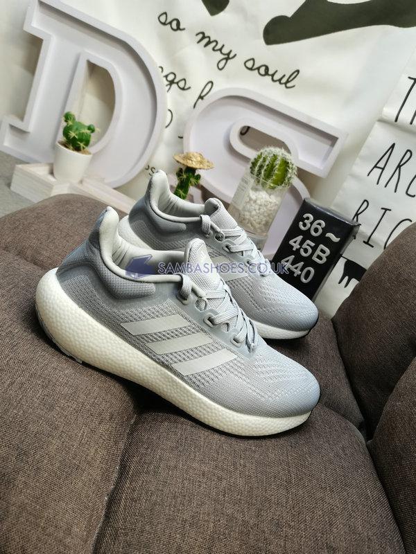 Adidas PureBoost 22 "Grey White" - Grey Two/Cloud White/Core Black - GW9152 Classic Running Shoes