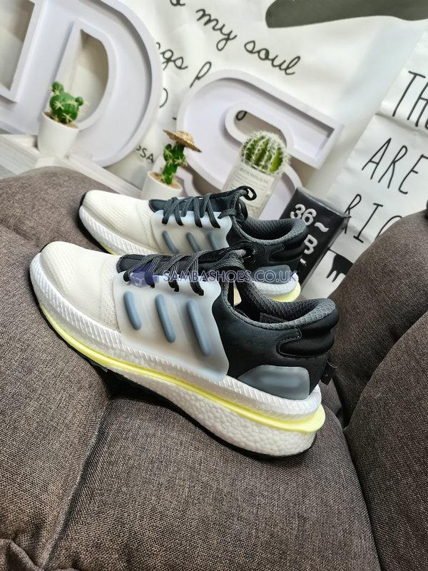 Adidas X_PLRBOOST "Chalk Pale Yellow" - Chalk White/Core Black/Off White - HP3132 Classic Running Shoes