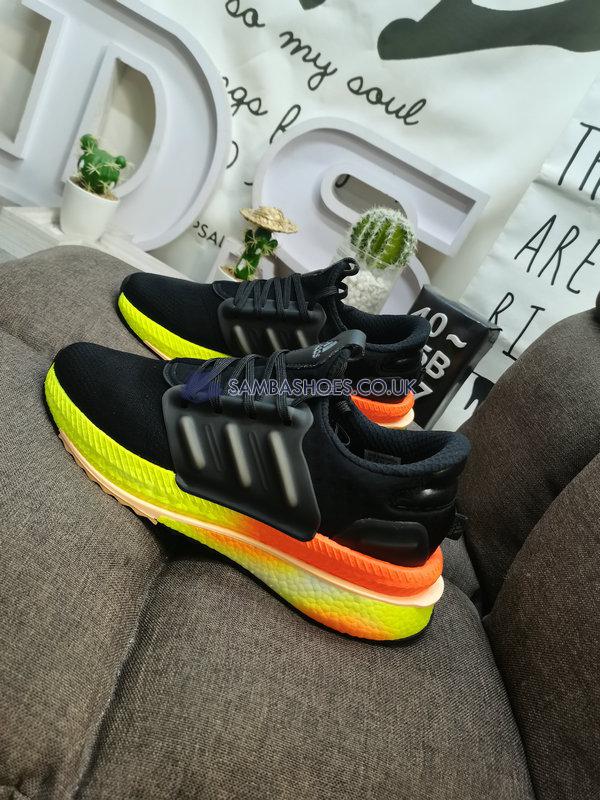 Adidas X_PLRBOOST "Black Pulse Lime Gradient" - Core Black/Cloud White/Pulse Lime - IF2921 Classic Running Shoes