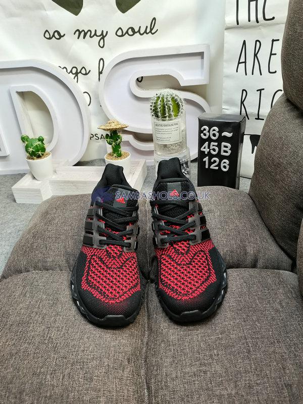 Adidas UltraBoost Web DNA "Black Vivid Red" - Core Black/Core Black/Vivid Red - GY8091 Classic Running Shoes