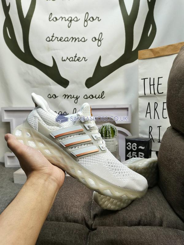 Adidas UltraBoost Web DNA "Grey Copper Metallic" - Grey One/Cloud White/Copper Metallic - GY8081 Classic Running Shoes