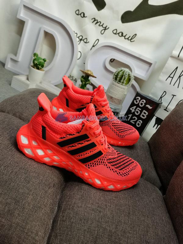 Adidas UltraBoost Web DNA "Solar Red" - Solar Red/Night Metallic/Core Black - GY4171 Classic Running Shoes