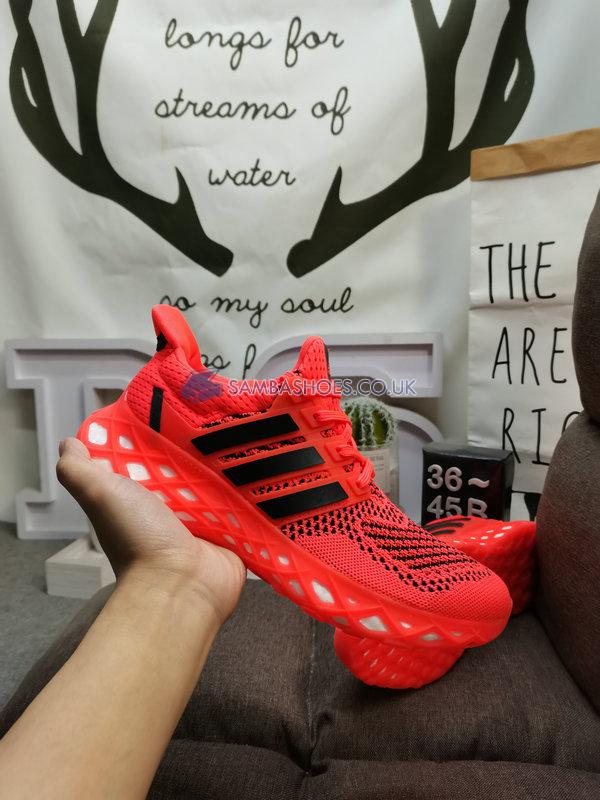 Adidas UltraBoost Web DNA "Solar Red" - Solar Red/Night Metallic/Core Black - GY4171 Classic Running Shoes