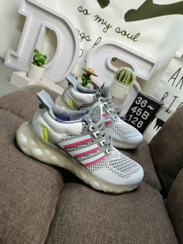 Adidas UltraBoost Web DNA "Grey Turbo" - Grey Three/Crystal White/Turbo - GZ3680 Classic Running Shoes