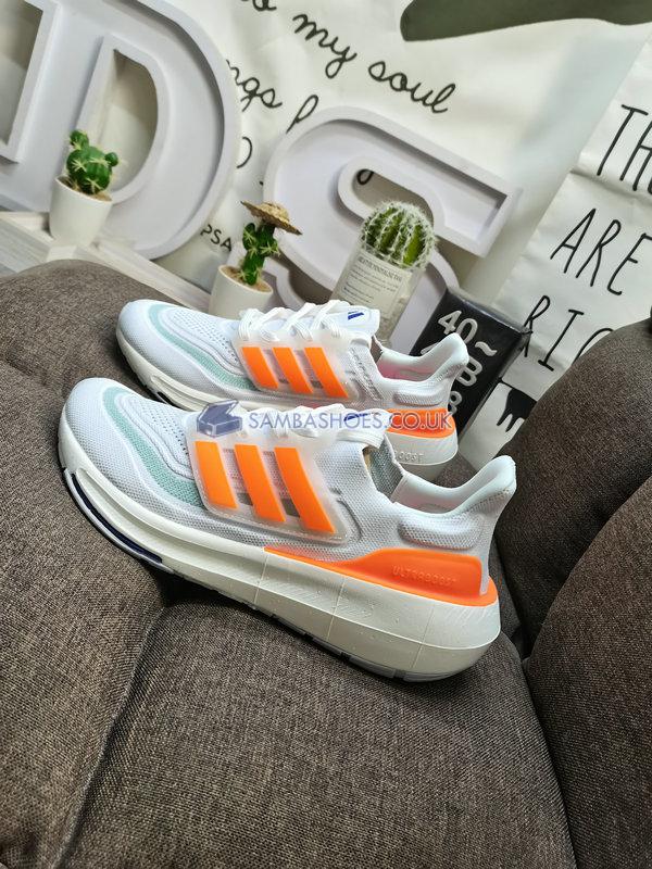 Adidas UltraBoost Light "White Orange" - White/Orange/Green - HQ8596-1 Classic Running Shoes