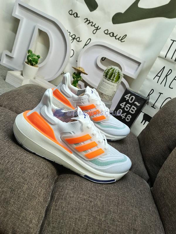 Adidas UltraBoost Light "White Orange" - White/Orange/Green - HQ8596-1 Classic Running Shoes