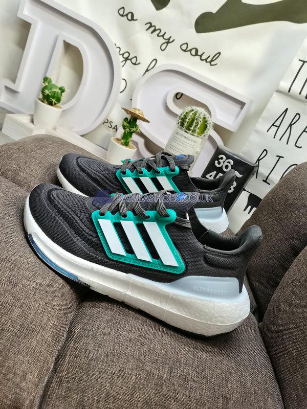 Adidas UltraBoost Light "Carbon Court Green" - Carbon/Blue Dawn/Court Green - HQ6342 Classic Running Shoes