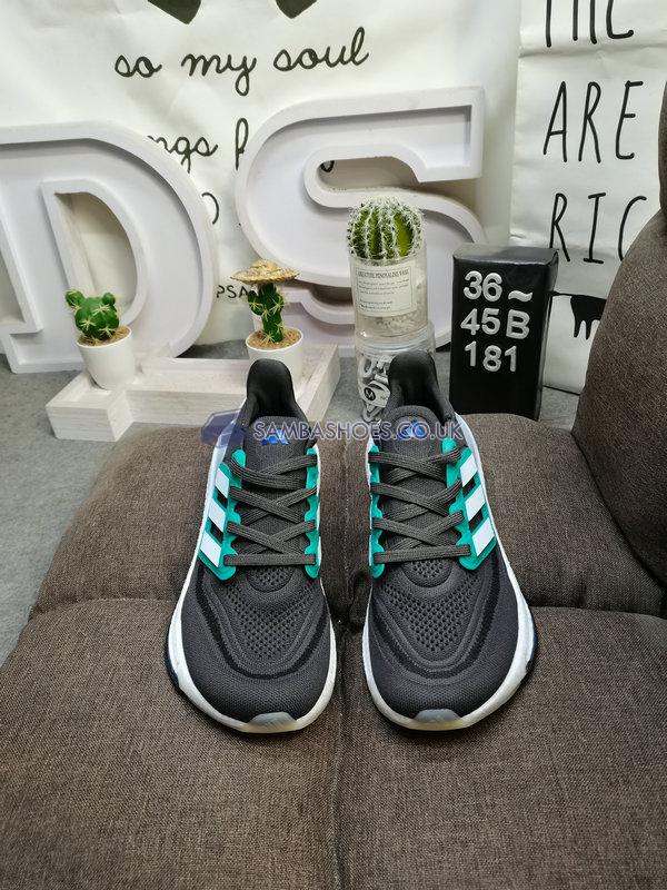 Adidas UltraBoost Light "Carbon Court Green" - Carbon/Blue Dawn/Court Green - HQ6342 Classic Running Shoes