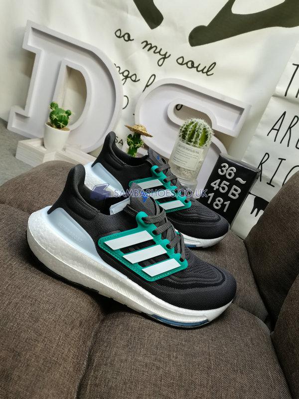 Adidas UltraBoost Light "Carbon Court Green" - Carbon/Blue Dawn/Court Green - HQ6342 Classic Running Shoes