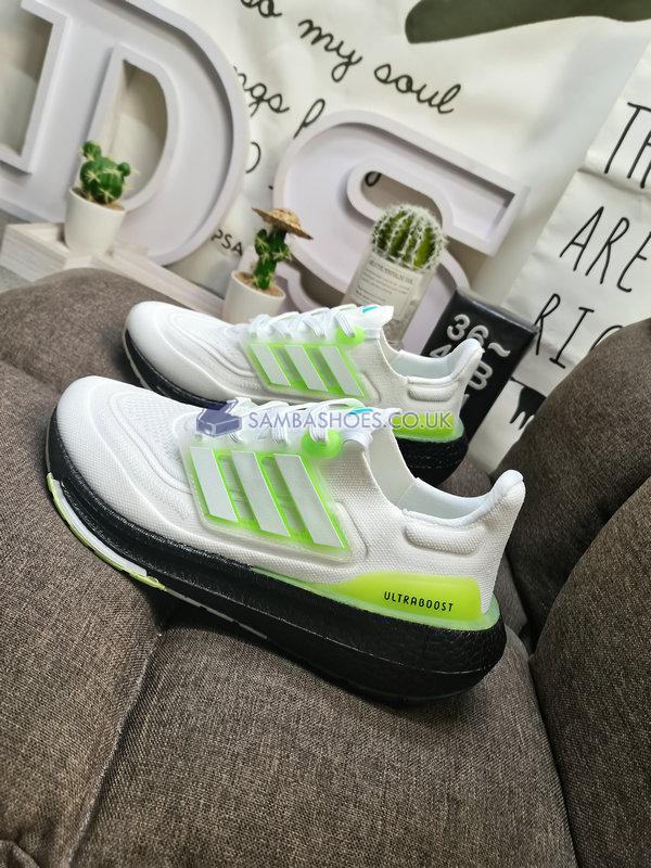 Adidas UltraBoost Light "White Lemon Green Black" - White/Lemon Green/Black - HQ6348-1 Classic Running Shoes