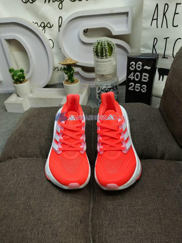 Adidas UltraBoost Light "Solar Red White" - Solar Red/Cloud White/Silver Dawn - HP3344 Classic Running Shoes