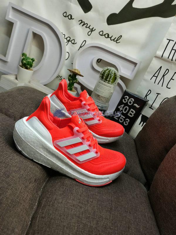 Adidas UltraBoost Light "Solar Red White" - Solar Red/Cloud White/Silver Dawn - HP3344 Classic Running Shoes