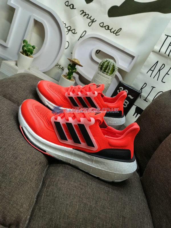 Adidas UltraBoost Light "Solar Red Black" - Solar Red/Core Black/Cloud White - HQ6341 Classic Running Shoes