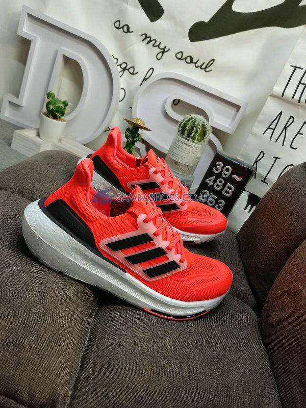 Adidas UltraBoost Light "Solar Red Black" - Solar Red/Core Black/Cloud White - HQ6341 Classic Running Shoes