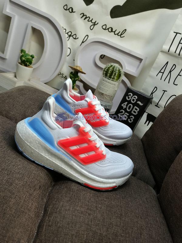 Adidas UltraBoost Light "White Solar Red" - Cloud White/Solar Red/Solar Red - H06357 Classic Running Shoes