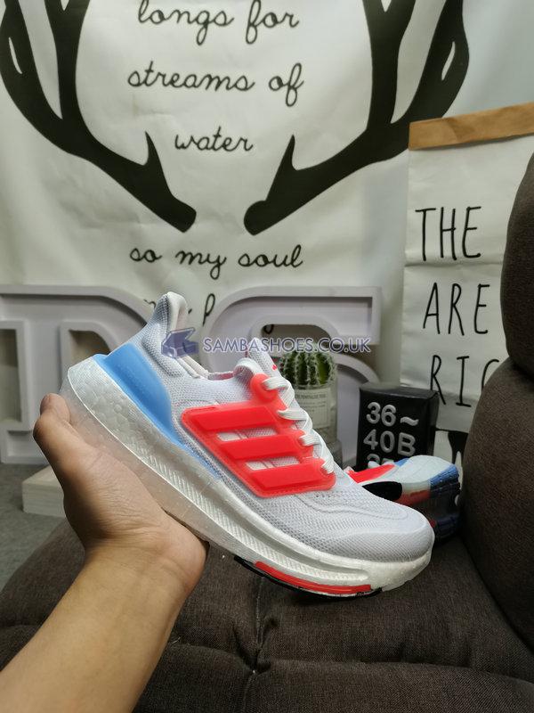 Adidas UltraBoost Light "White Solar Red" - Cloud White/Solar Red/Solar Red - H06357 Classic Running Shoes