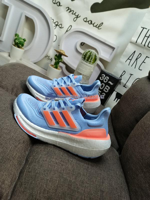 Adidas UltraBoost Light "Blue Dawn Coral" - Blue Dawn/Coral Fusion/Blue Fusion - HQ6347 Classic Running Shoes