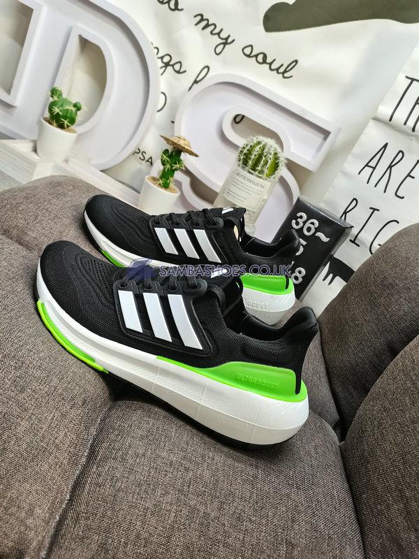 Adidas UltraBoost Light "Black White Solar Green" - Core Black/Cloud White/Solar Green - IE1759-1 Classic Running Shoes