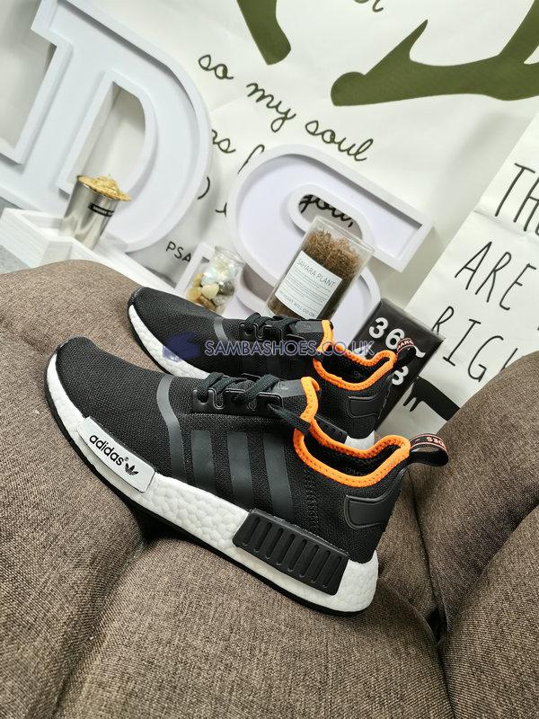 Adidas NMD_R1 "Black Orange" - Black/Orange/White - BD3588 Classic Originals Shoes