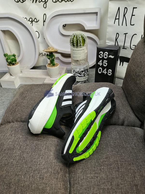 Adidas UltraBoost Light "Black White Solar Green" - Core Black/Cloud White/Solar Green - IE1759-1 Classic Running Shoes