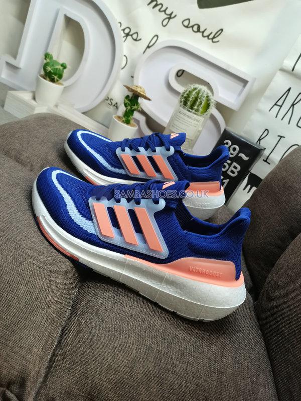 Adidas UltraBoost Light "Lucid Blue Coral Fusion" - Lucid Blue/Coral Fusion/Blue Fusion - HP3343 Classic Running Shoes